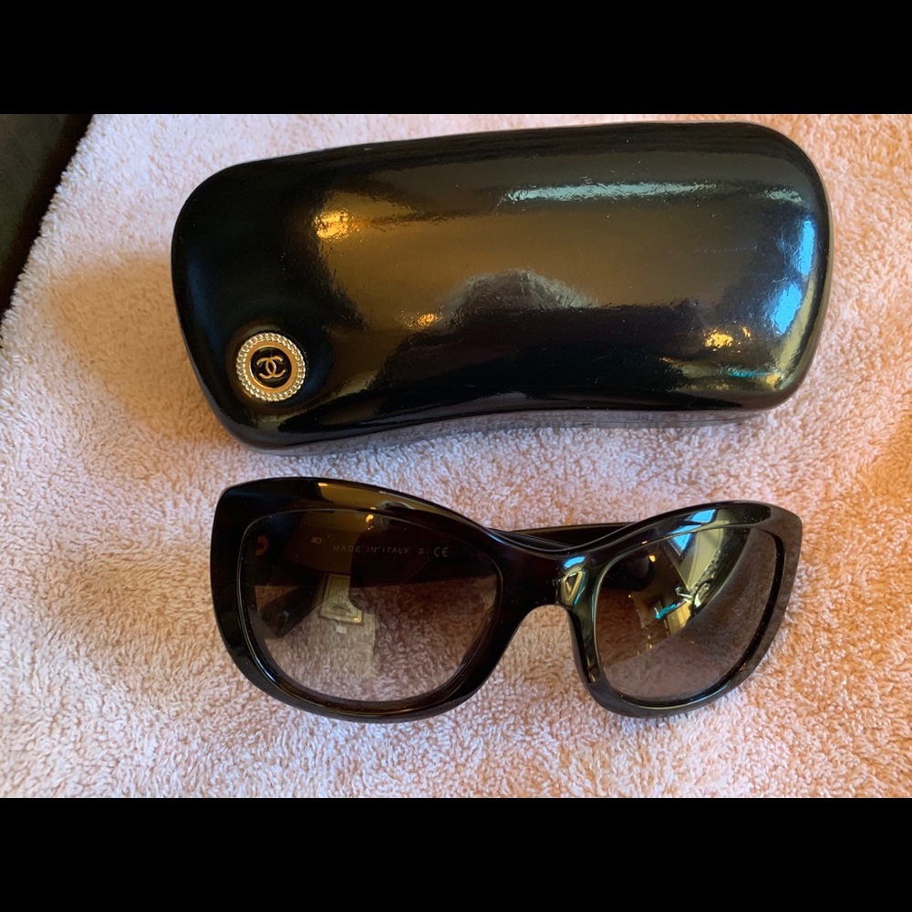 Chanel Sunglasses with Swarovski Crystal